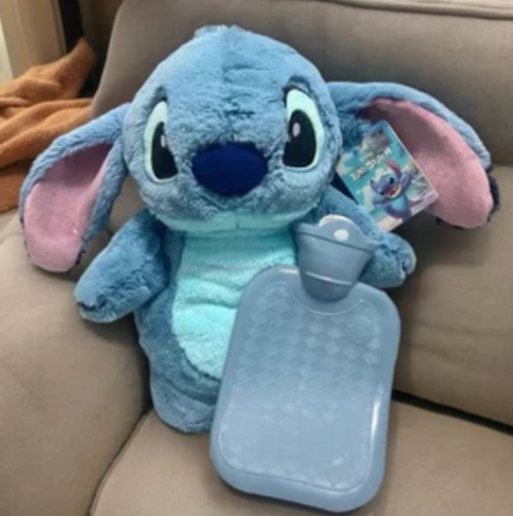 water heated stitch plushie